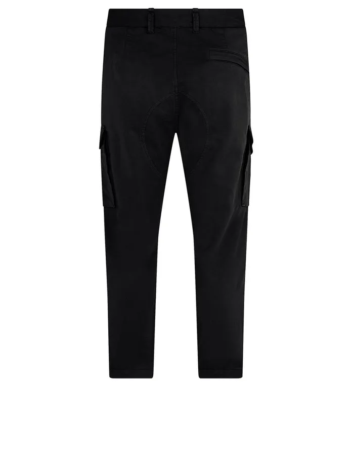 326F4 Cargo Pants In BlackTrousers Black Mens Stone Island Trousers