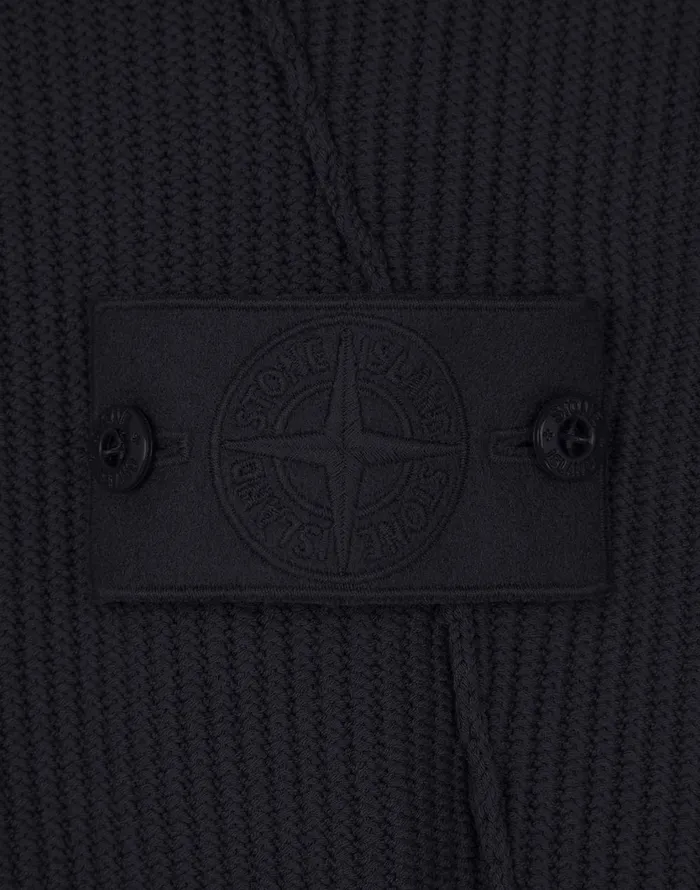 582Fa Turtleneck Jumper In BlackKnitwear Black Mens Stone Island Knitwear