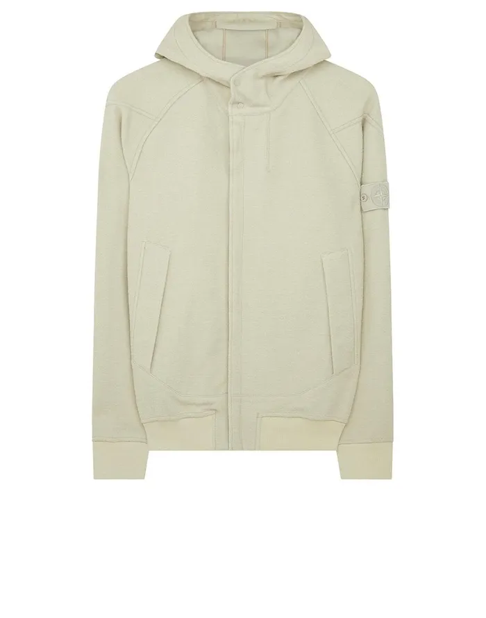 651F5 Hooded Full Zip Sweatshirt In BeigeSweatshirts Beige Mens Stone Island Sweatshirts 651F5 Hooded Full Zip Sweatshirt In BeigeSweatshirts Beige Mens Stone Island Sweatshirts
