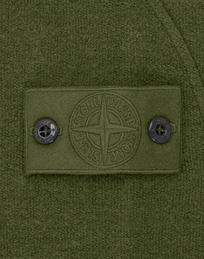 654F5 Crewneck Sweatshirt In KhakiSweatshirts Khaki Mens Stone Island Sweatshirts