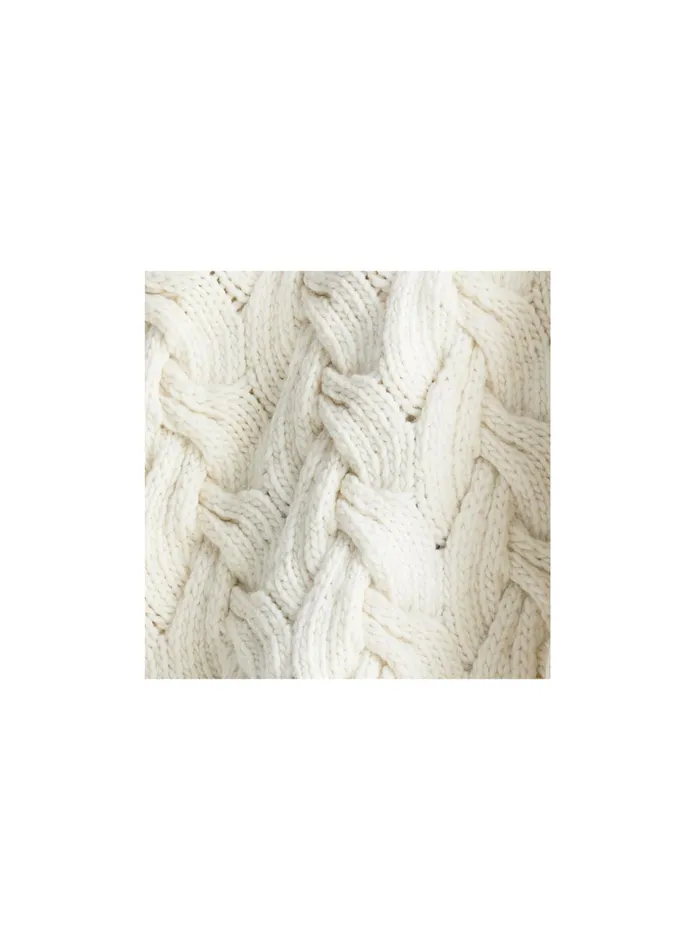ALC Accessories Emilia Wool Cable Poncho Off White 8211 Women