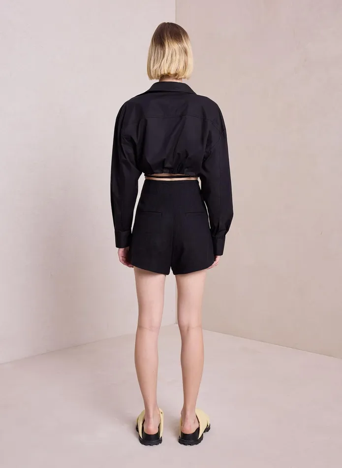 ALC Bottoms Bennett Linen Short Black 8211 Women