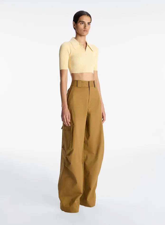 ALC Bottoms Brie Cotton Cargo Pant Dark Butterscotch 8211 Women
