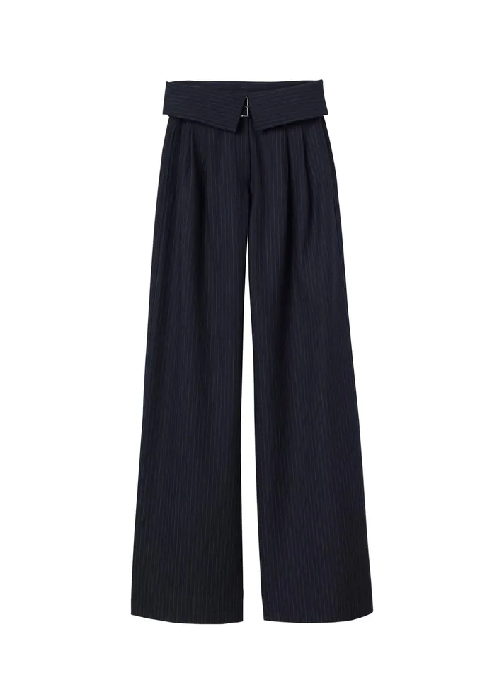 ALC Bottoms Emma Pinstripe Pant Navy 8211 Women
