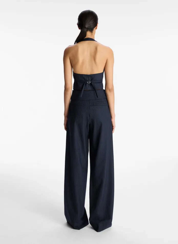 ALC Bottoms Emma Pinstripe Pant Navy 8211 Women