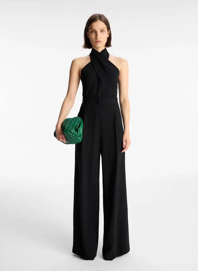 ALC Bottoms Murphy WideLeg Jumpsuit Black 8211 Women