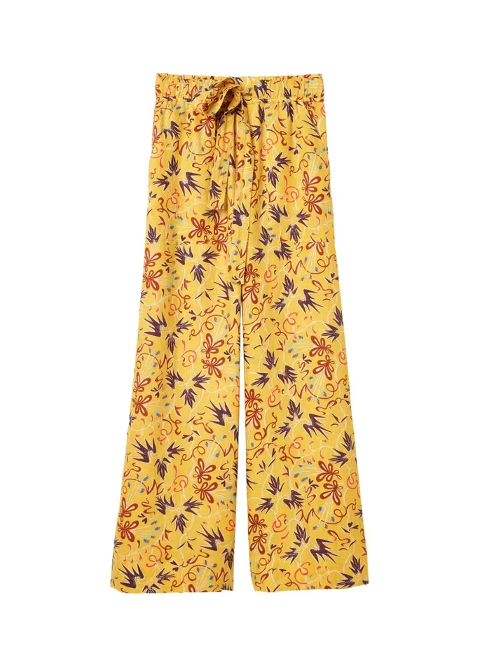 ALC Bottoms Naomi Linen Wide Leg Pant Sole Multi 8211 Women
