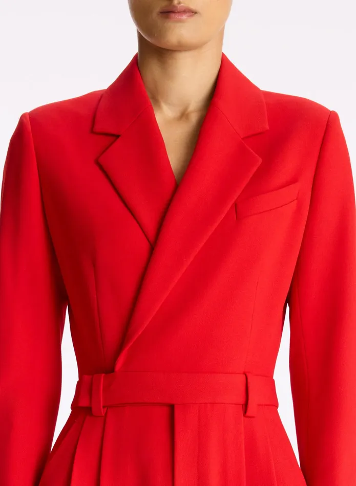 ALC Bottoms Tatum Cut Out Jumpsuit Ruby 8211 Women