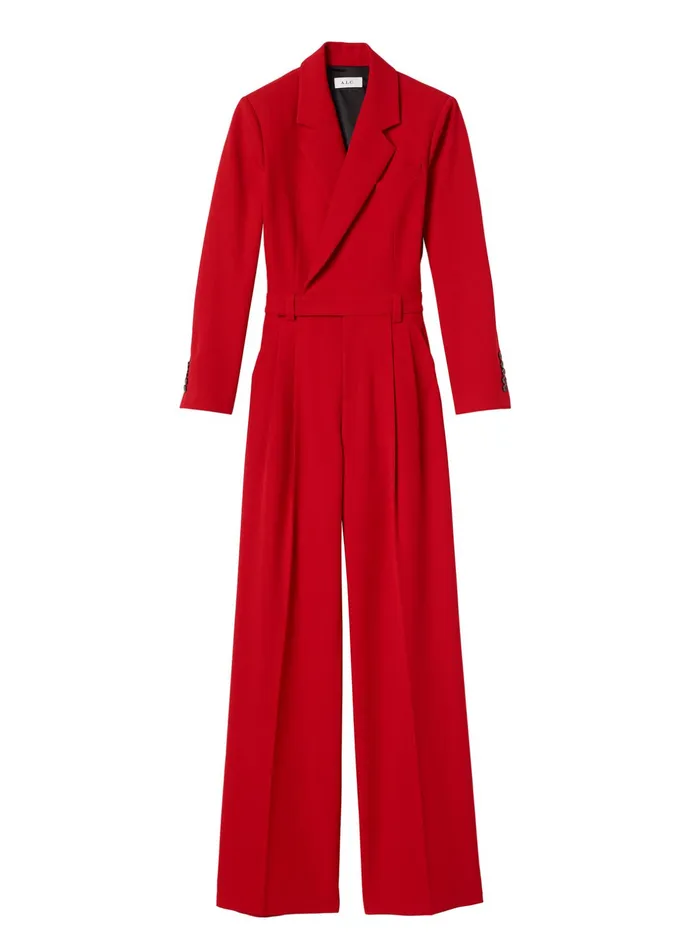 ALC Bottoms Tatum Cut Out Jumpsuit Ruby 8211 Women