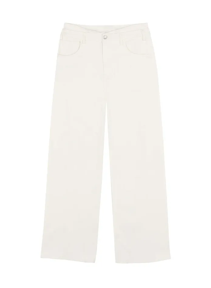 ALC Bottoms Travis WideLeg Jean Natural 8211 Women