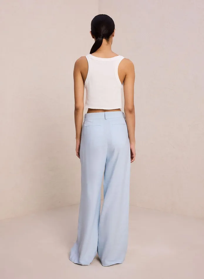 ALC Bottoms Walker Linen Pant Turquoise 8211 Women