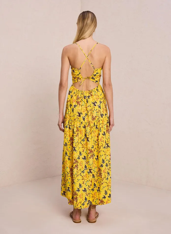 ALC Dresses Arit Cotton Midi Dress Sole Multi 8211 Women