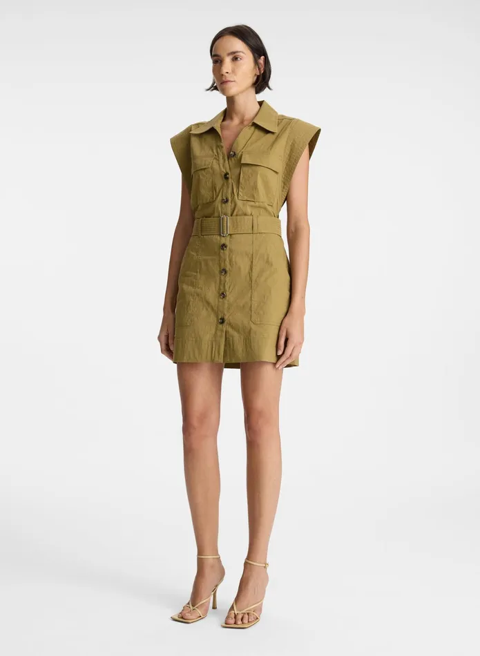 ALC Dresses Ava Mini Dress Drill 8211 Women