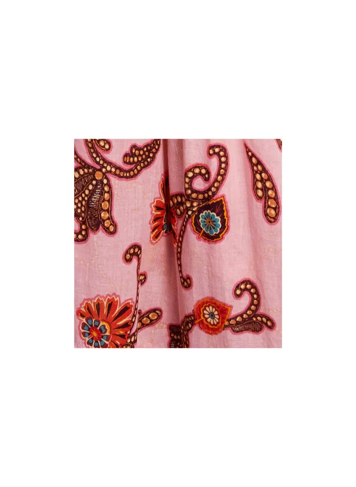 ALC Dresses Carmela Cotton Midi Dress Rosa Multi 8211 Women