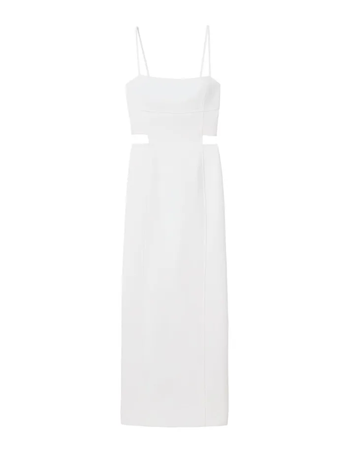 ALC Dresses Dalton Cut Out Midi Dress White 8211 Women