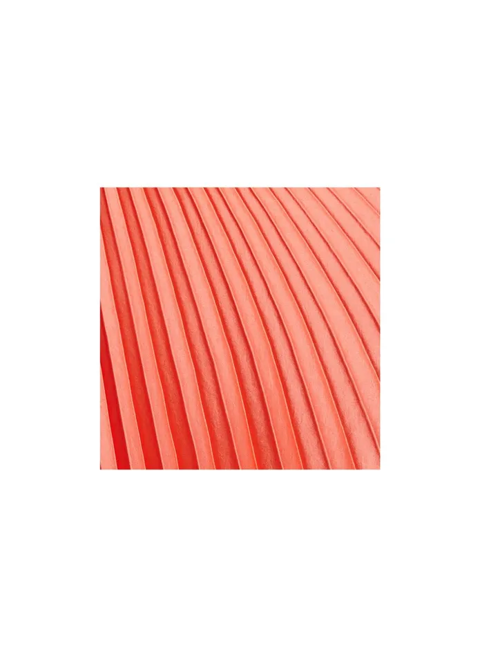 ALC Dresses Delfina Satin Pleated Dress Spiced Coral 8211 Women