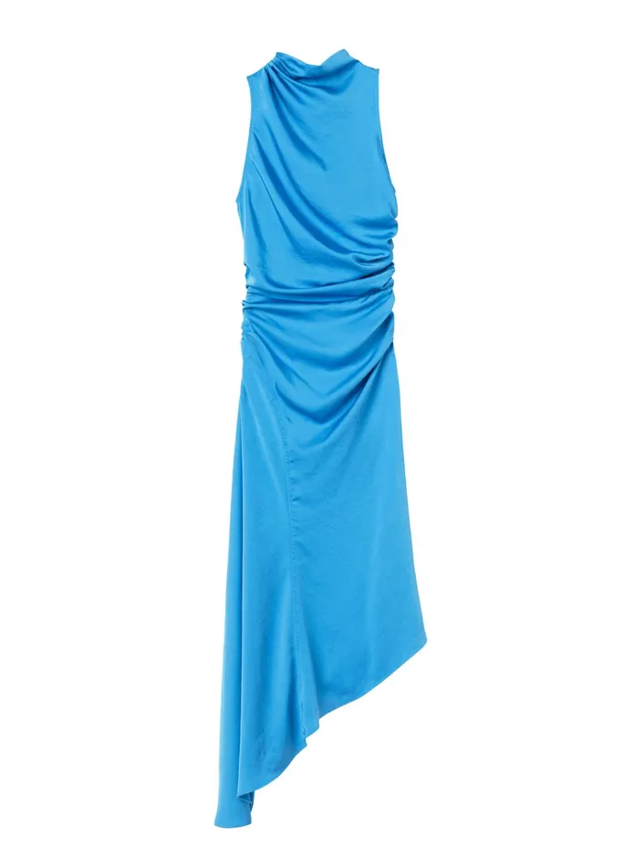 ALC Dresses Iggy Satin Midi Dress Ibiza 8211 Women