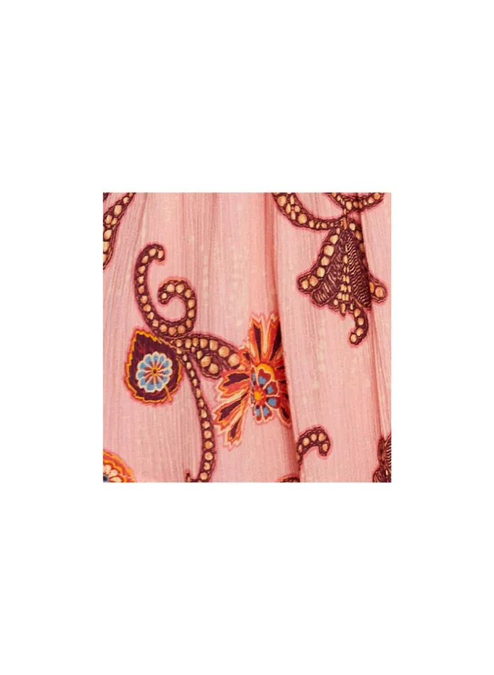 ALC Dresses Jaylin Cotton Silk Dress Sandstone Multi 8211 Women