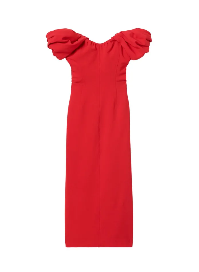 ALC Dresses Nora Midi Dress Dark Poinciana 8211 Women