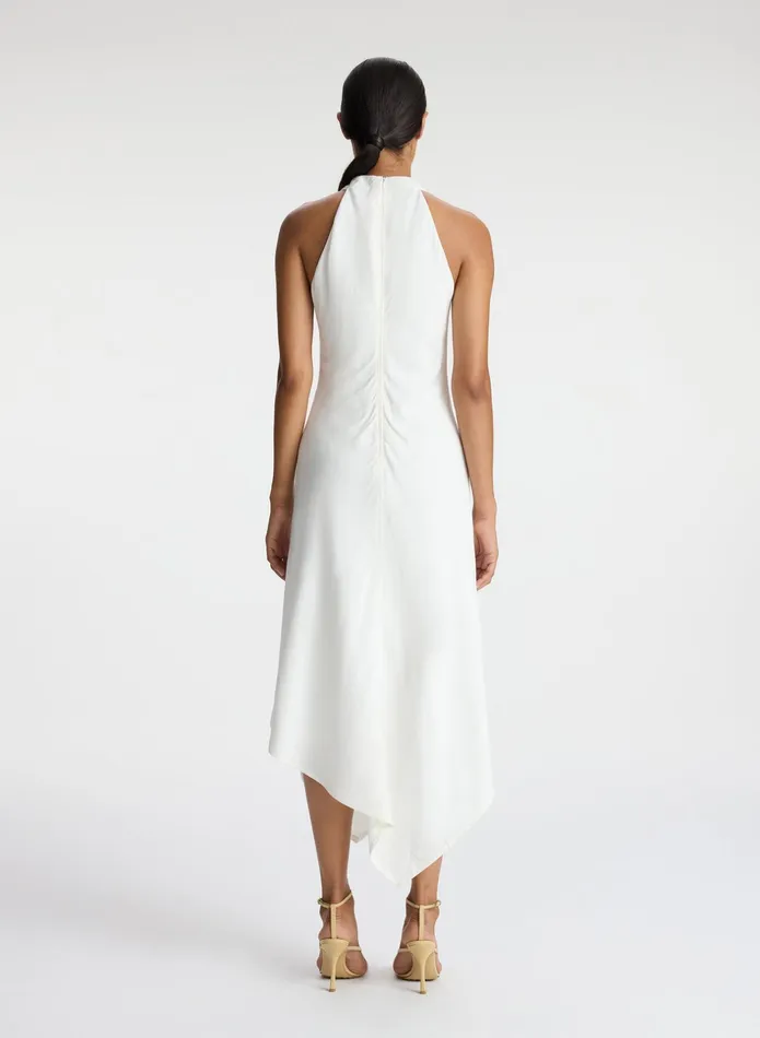 ALC Dresses Quinn Linen Halter Dress Cream 8211 Women