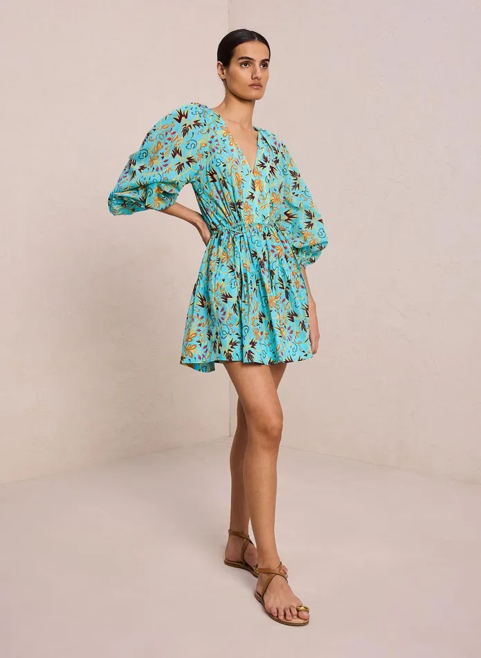 ALC Dresses Sally Cotton Mini Dress Grotto Multi 8211 Women