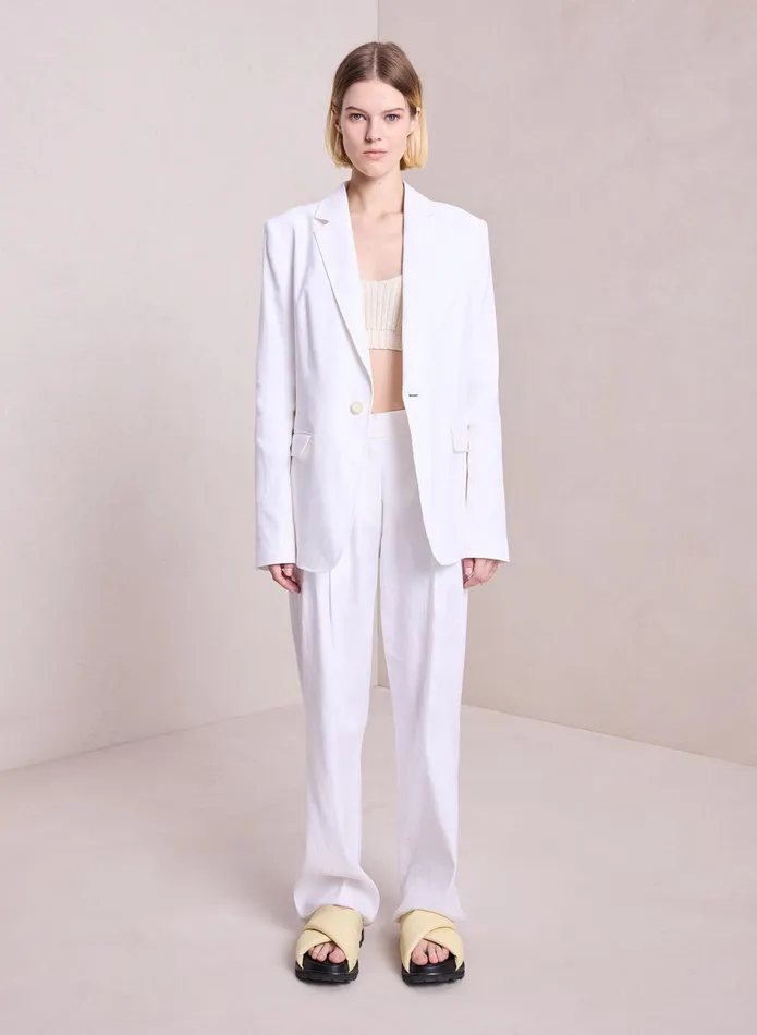 ALC Jackets and Coats Donovan Linen Jacket Ecru 8211 Women