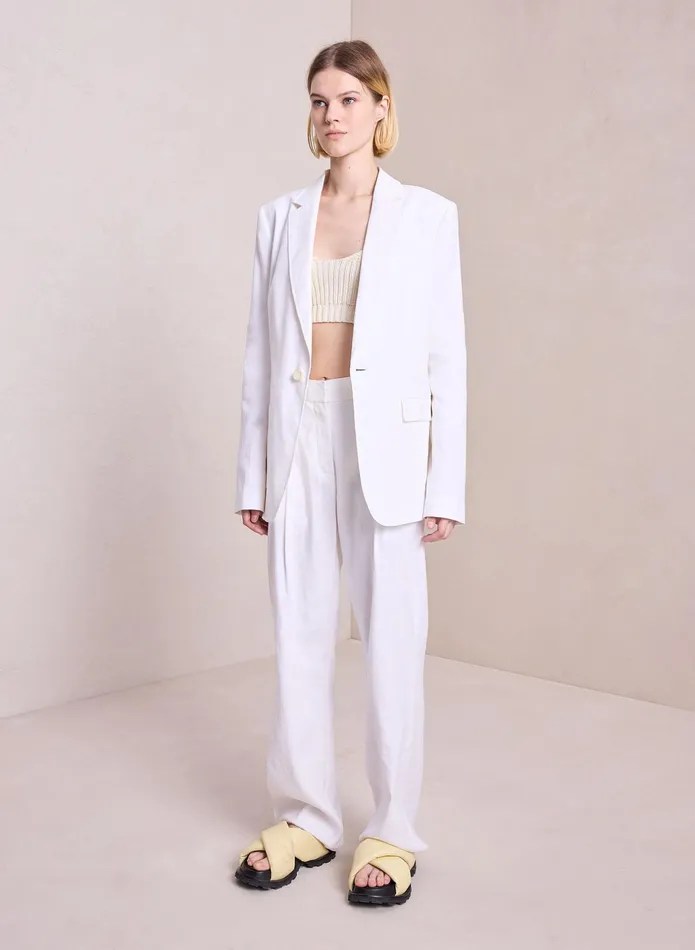 ALC Jackets and Coats Donovan Linen Jacket Ecru 8211 Women