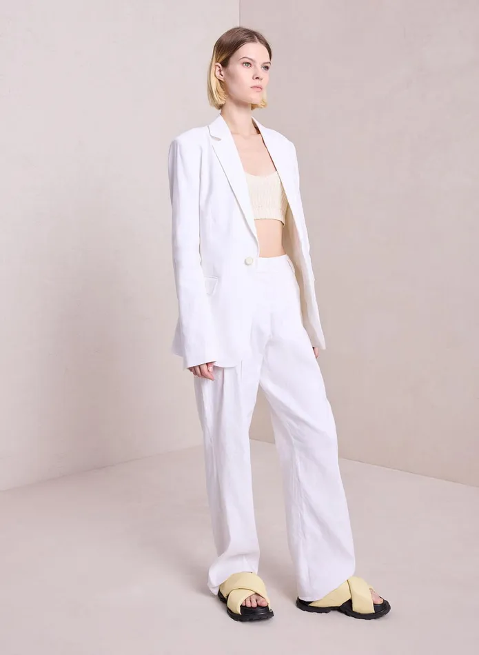 ALC Jackets and Coats Donovan Linen Jacket Ecru 8211 Women