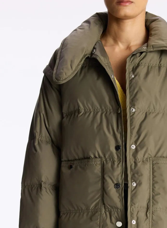 ALC Jackets and Coats Huxley Quilted Convertible Jacket Olive 8211 Women