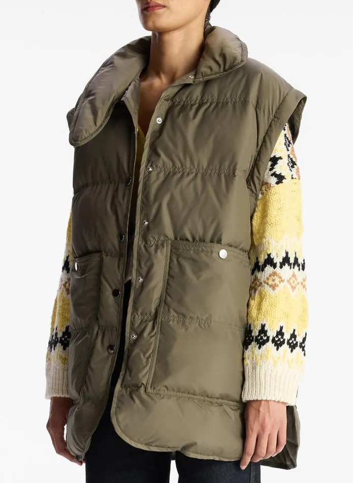 ALC Jackets and Coats Huxley Quilted Convertible Jacket Olive 8211 Women