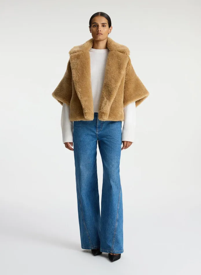 ALC Jackets and Coats Kat Faux Sherpa Jacket Carmello 8211 Women