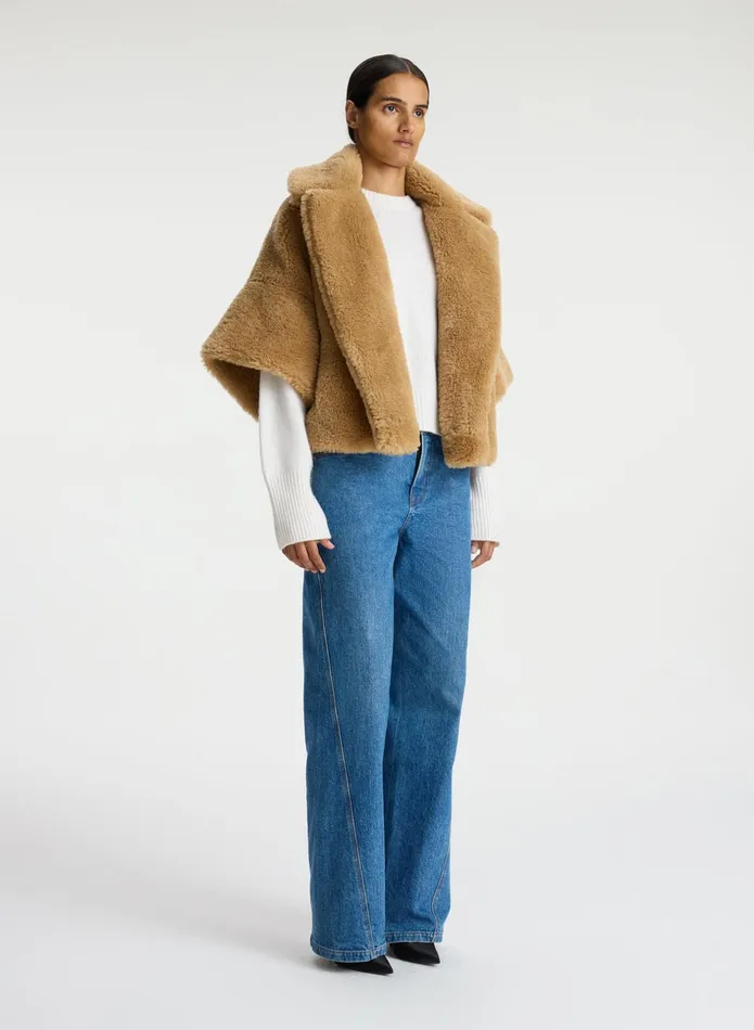 ALC Jackets and Coats Kat Faux Sherpa Jacket Carmello 8211 Women