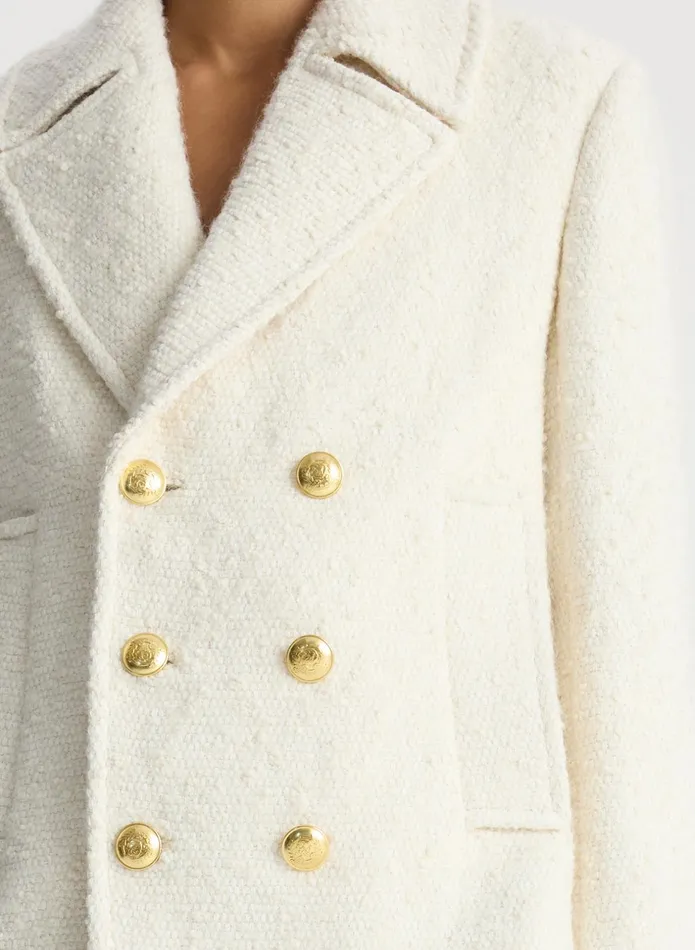 ALC Jackets and Coats Kensington Tweed Jacket Cream 8211 Women
