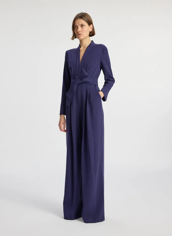 ALC Jumpsuits Kieran Ii WideLeg Jumpsuit Deep Plum 8211 Women