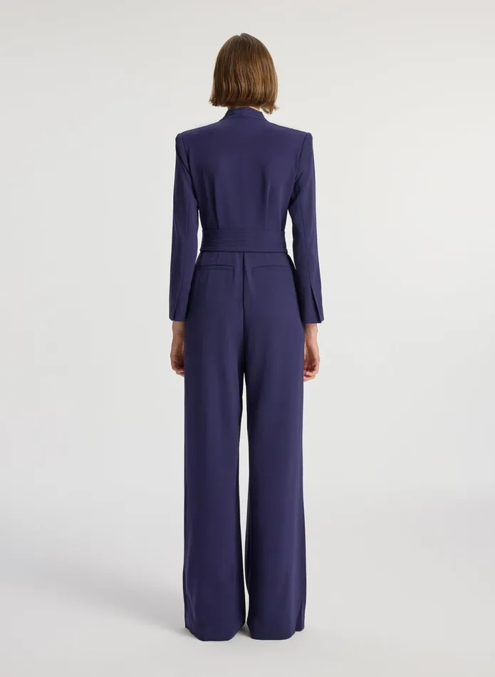 ALC Jumpsuits Kieran Ii WideLeg Jumpsuit Deep Plum 8211 Women