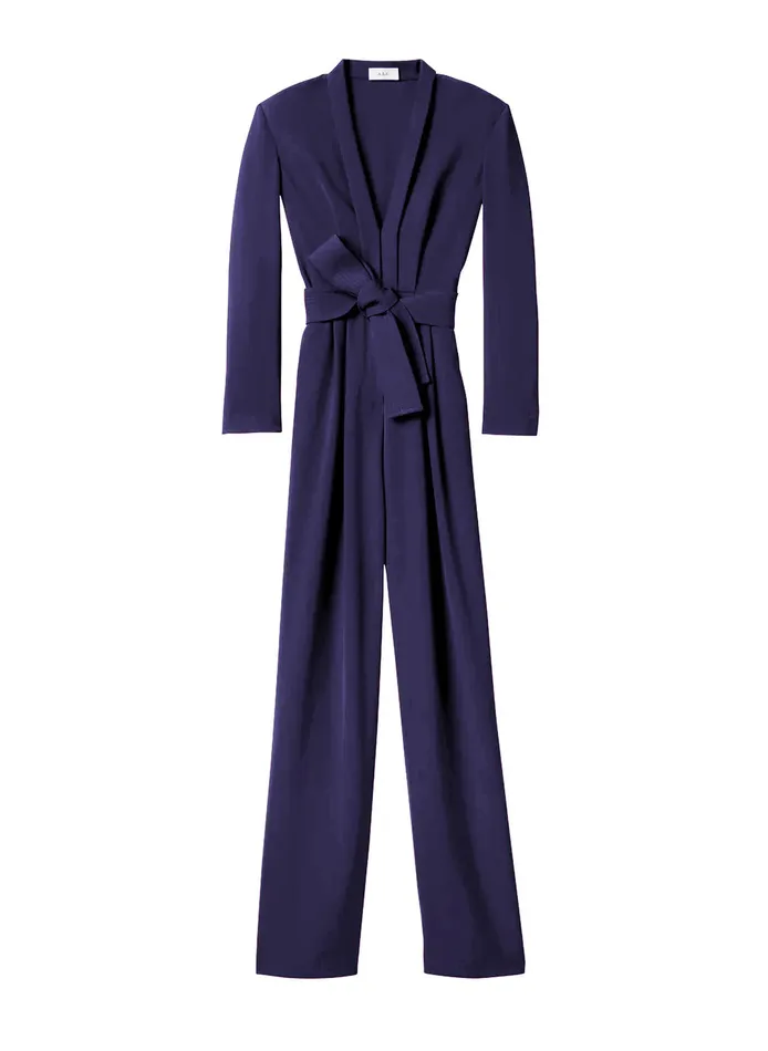 ALC Jumpsuits Kieran Ii WideLeg Jumpsuit Deep Plum 8211 Women