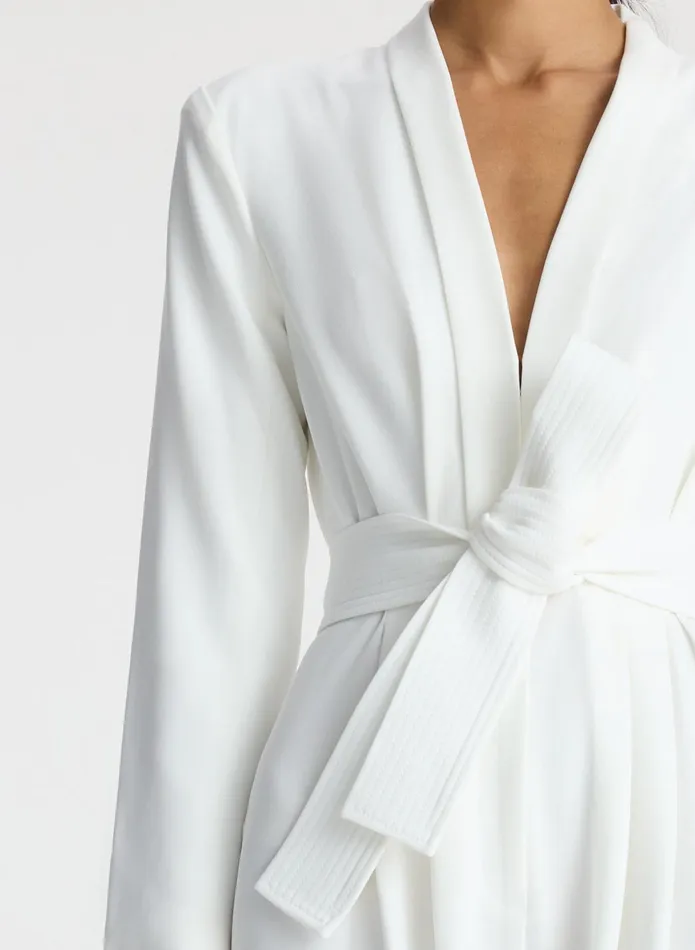 ALC Jumpsuits Kieran Ii WideLeg Jumpsuit White 8211 Women