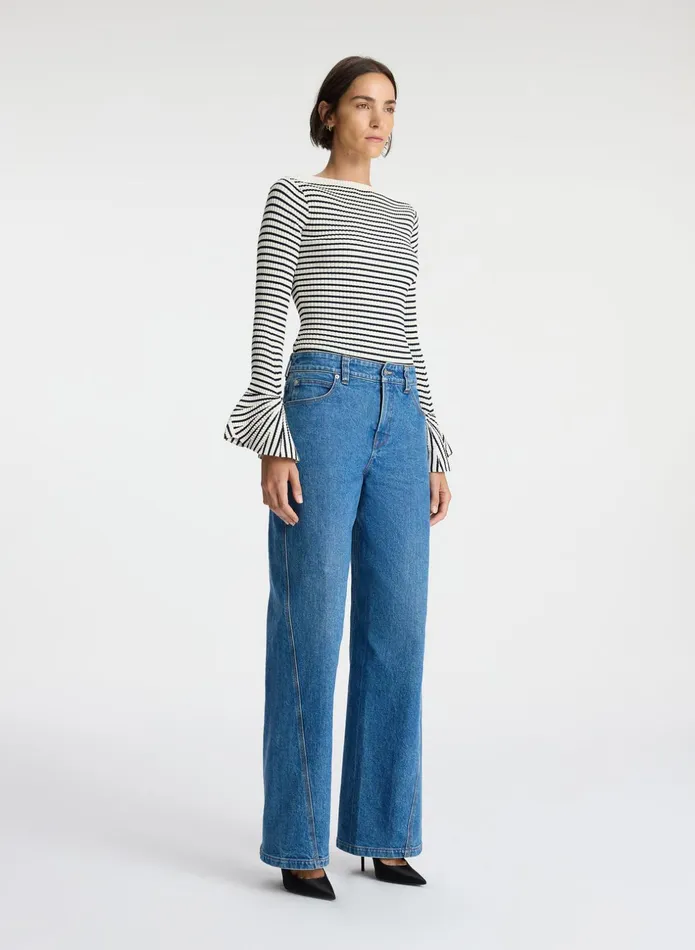 ALC Knitwear Aster Knit Top Anticodark Sapphire 8211 Women