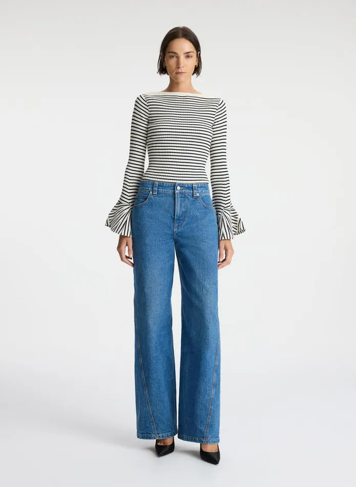 ALC Knitwear Aster Knit Top Anticodark Sapphire 8211 Women