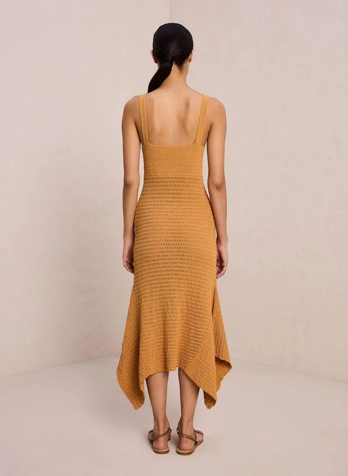 ALC Knitwear Emeline Crotchet Midi Dress Bosc 8211 Women