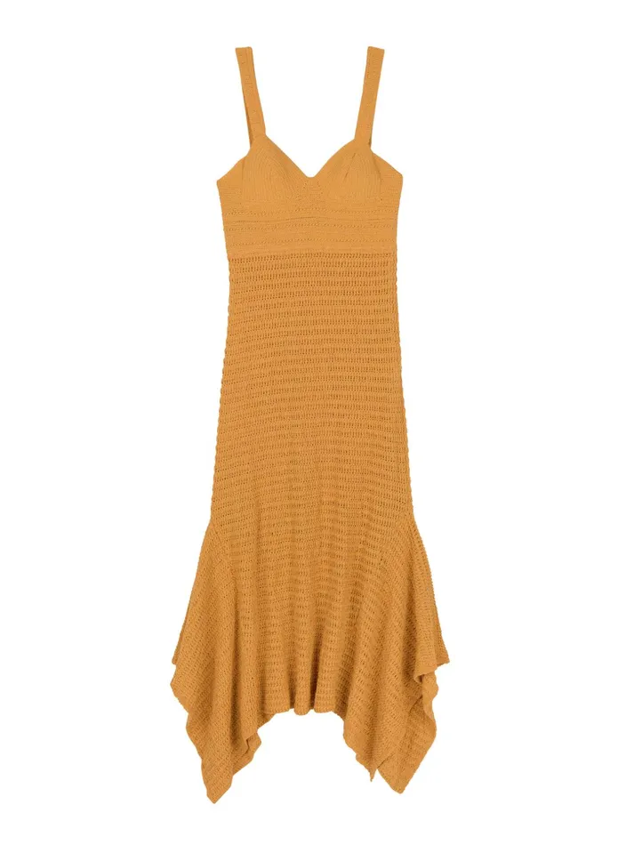 ALC Knitwear Emeline Crotchet Midi Dress Bosc 8211 Women
