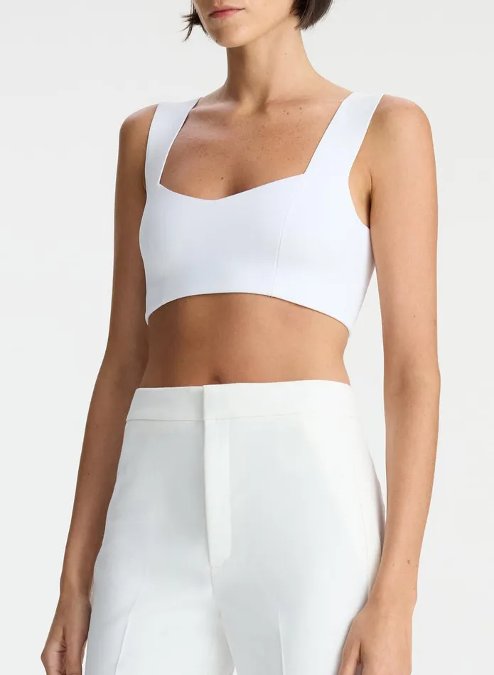 ALC Knitwear Jordana Knit Bra White 8211 Women