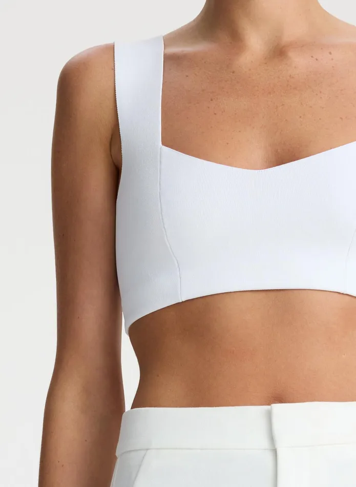 ALC Knitwear Jordana Knit Bra White 8211 Women