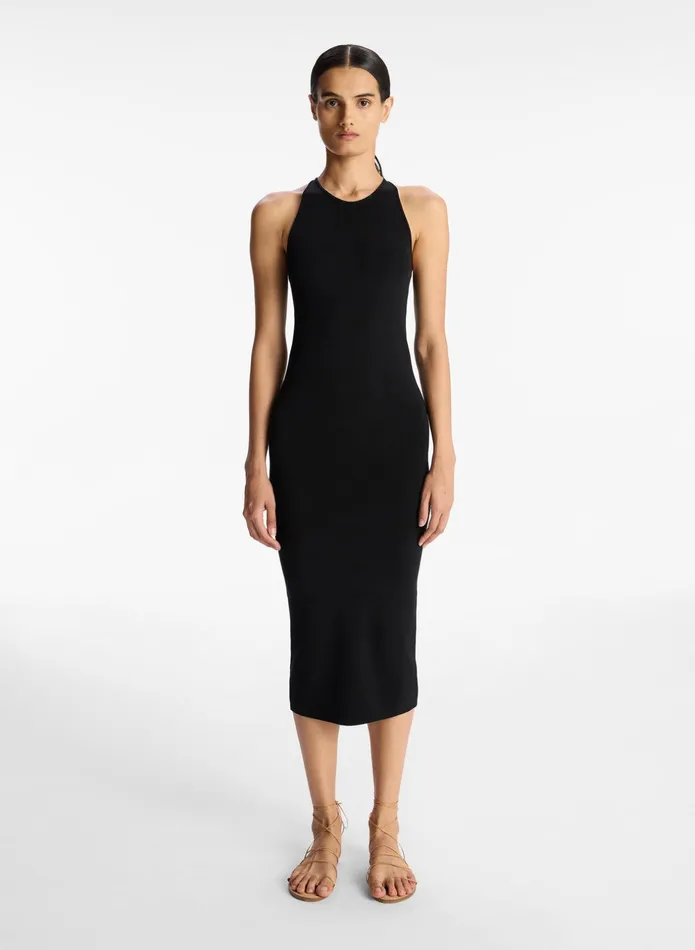 ALC Knitwear Marc Cotton Knit Dress Black 8211 Women