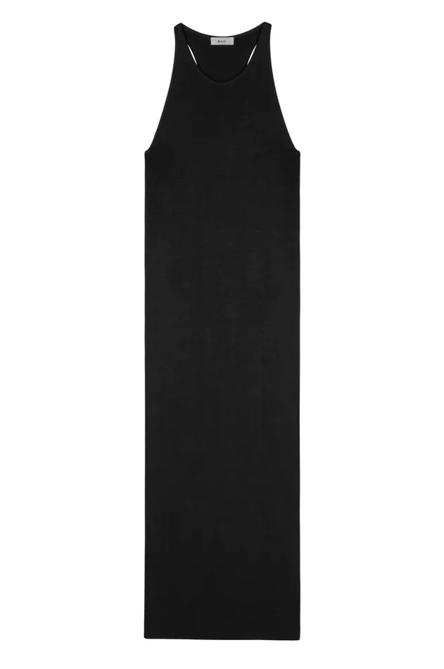 ALC Knitwear Marc Cotton Knit Dress Black 8211 Women