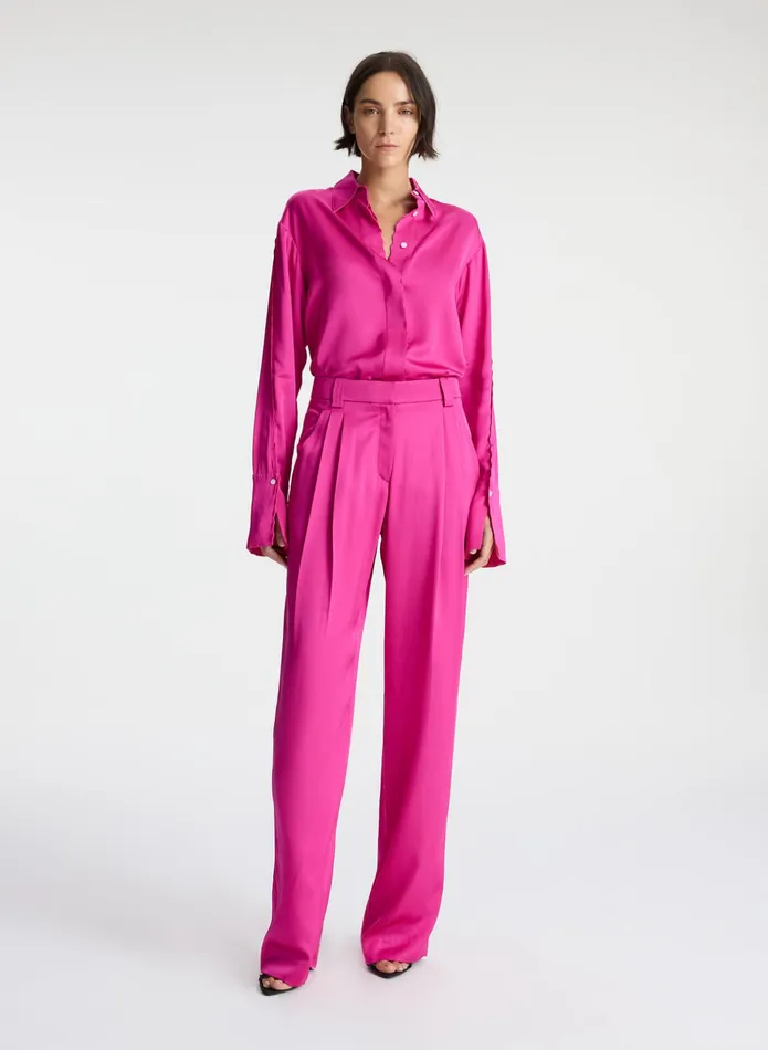 ALC Sets Fynn Satin Pant Disco Pink 8211 Women