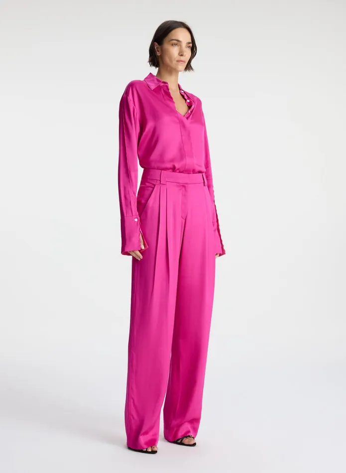 ALC Sets Fynn Satin Pant Disco Pink 8211 Women
