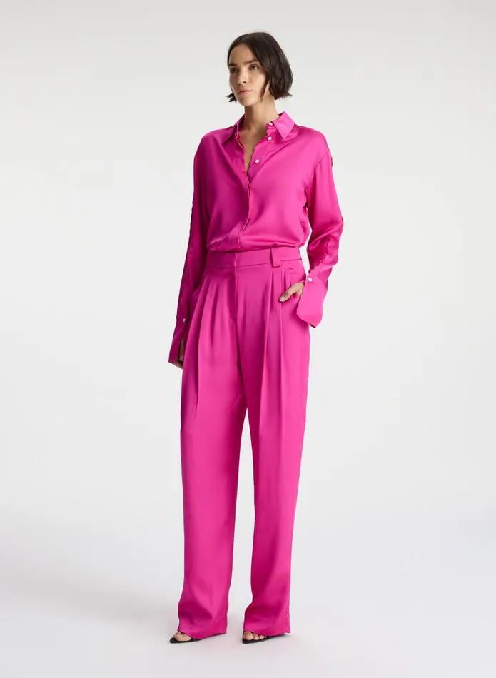 ALC Sets Fynn Satin Pant Disco Pink 8211 Women