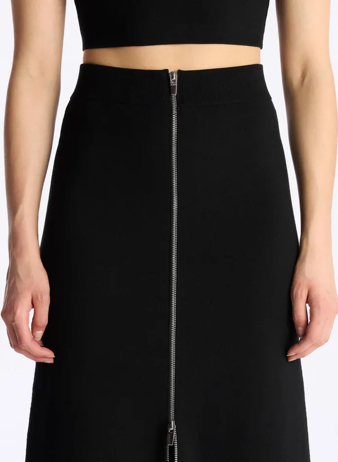 ALC Skirts Natalia Knit Midi Skirt Black 8211 Women