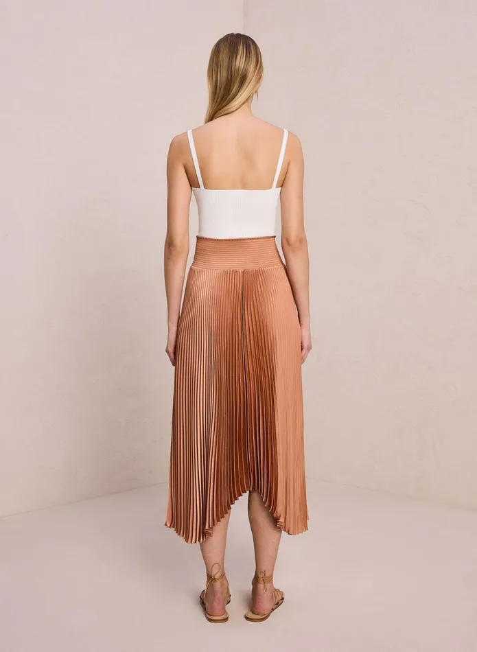 ALC Skirts Sonali Satin Pleated Skirt Torta 8211 Women